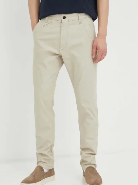Панталон G-Star Raw с кройка тип чино бежово
