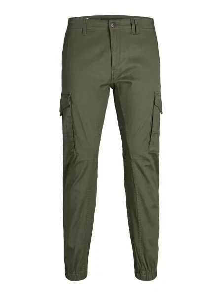 JACK & JONES Pantaloni cu JJIPaul JJFlake închis verde