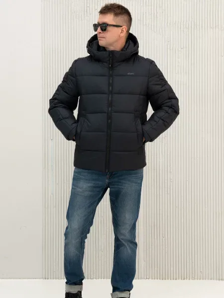 Классический пуховик City Fashion Classic синий