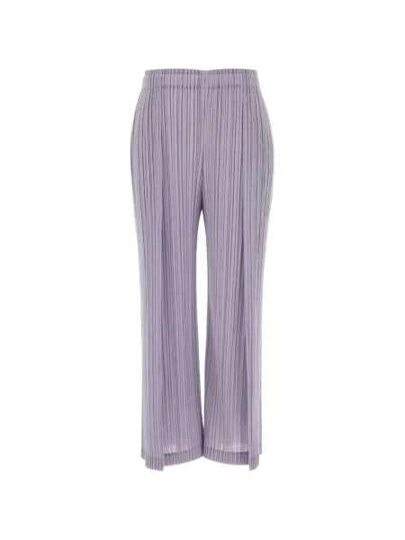 Pantaloni Pleats Please Issey Miyake violet