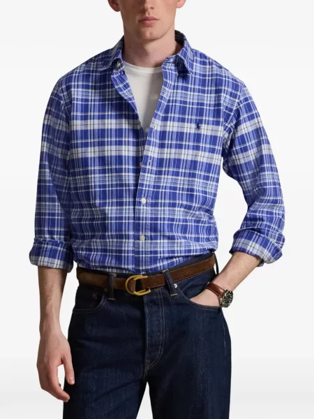 Gulerat șosete Polo Ralph Lauren de lână cu dungi negru