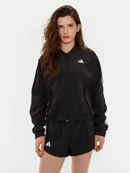 ADIDAS SPORTSWEAR Sportovní bunda Essentials černá bílá