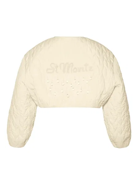 Pikowany kurtka bomber Anouki żółty