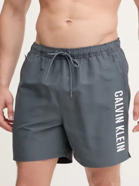 Calvin Klein Kopalne kratke hlače siva