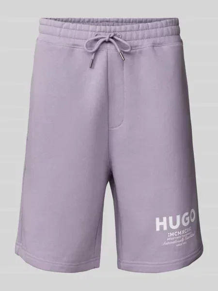 Szorty ze wzorem na całej powierzchni Hugo Blue