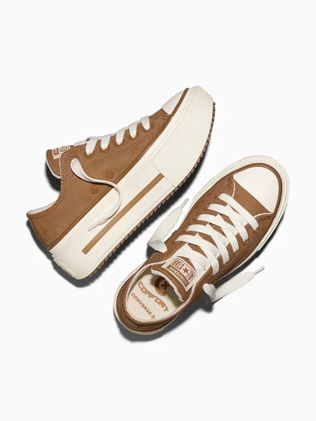 Converse Chuck Taylor All Star Lift Double Stack női teniszcipő barna