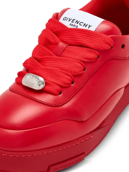 Bőr sneaker Givenchy autogrammal piros