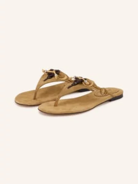 Isabel Marant Prstové Sandály Elato-Gd velbloudí / světle / tmavě hnědá