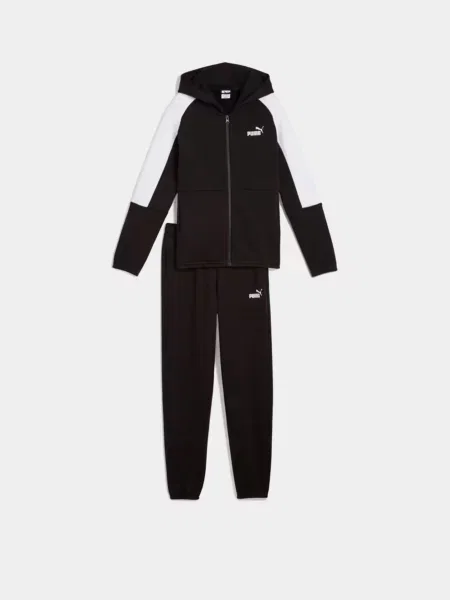 Дитячий Спортивний костюм PUMA Essentials Block бавовна/поліестер чорний