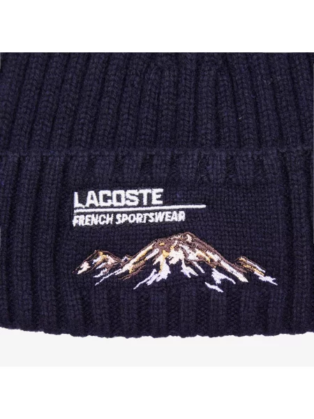 Шапка Lacoste красная