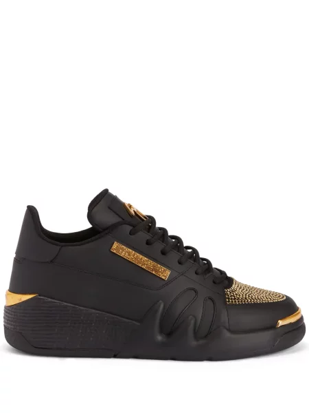 Sneakerși Giuseppe Zanotti de cristal negru