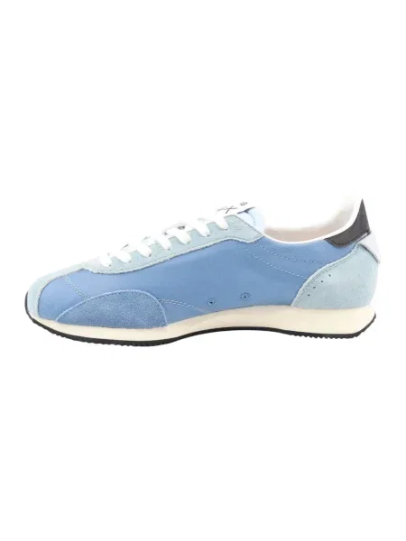 Sneakersy Sun68 skórzane niebieskie