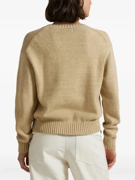 Căciulă Polo Ralph Lauren cu broderie cu dungi cowboy roșu