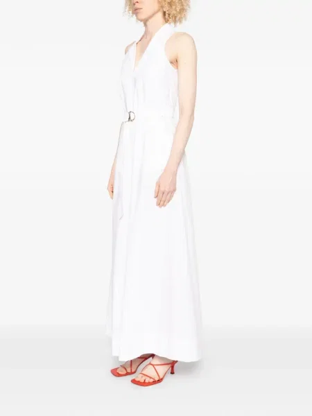 Sukienka maxi Patrizia Pepe biała