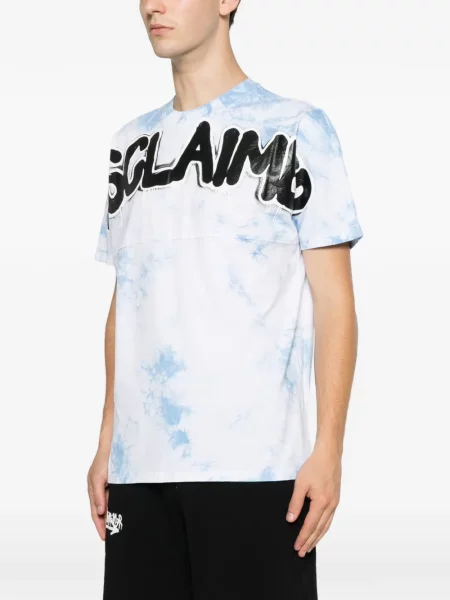 Tricou Disclaimer cu imagine cu legături alb