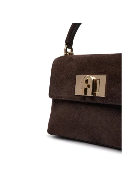 Τσάντα Furla Σκούρο καφέ