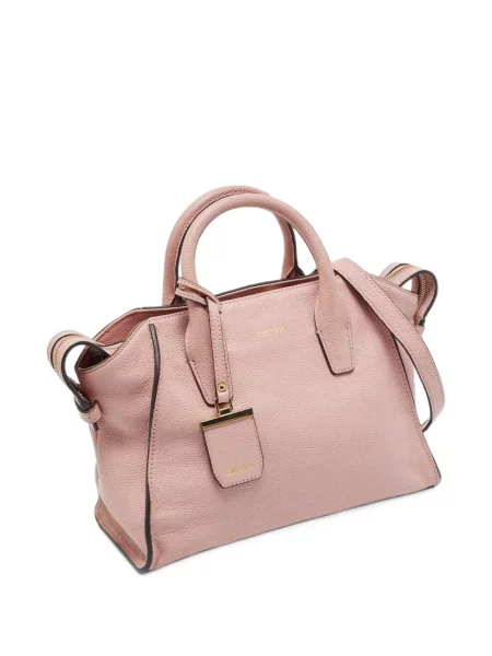 Geantă shopper Dkny din piele roz