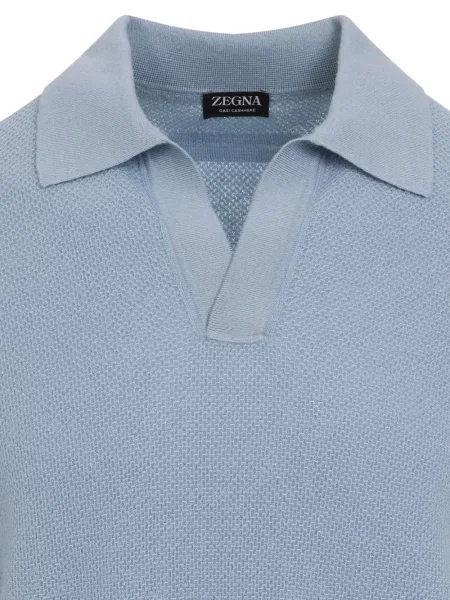 Pulover Zegna lung albastru