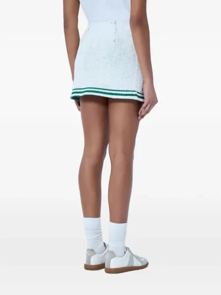 Fusta mini Lacoste alb