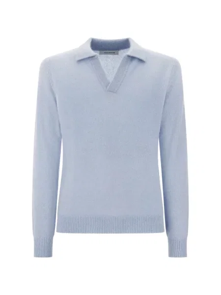 Gulerat tricou polo Paolo Ragazzini albastru