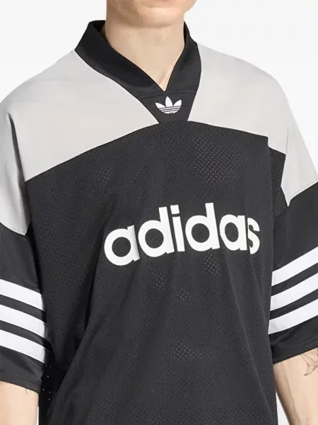 Geacă cămașă Adidas cu broderie alergare cu model piele de șarpe negru