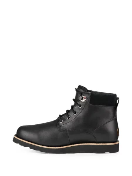 Botine Ugg cu șireturi din dantelă negru