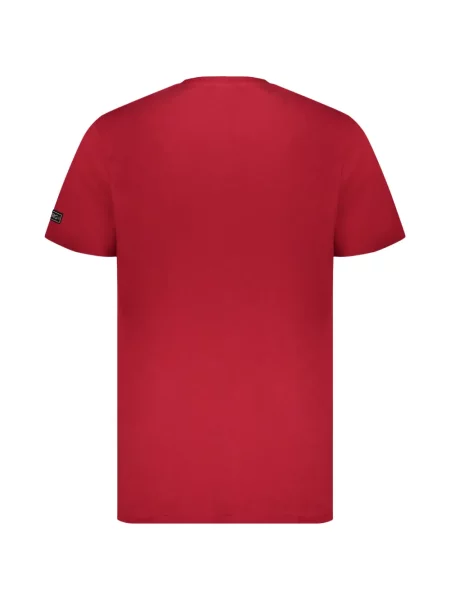 Tricou Iceberg cu broderie roșu