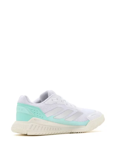Balerini Adidas cu imagine cu imprimeu animal print alb