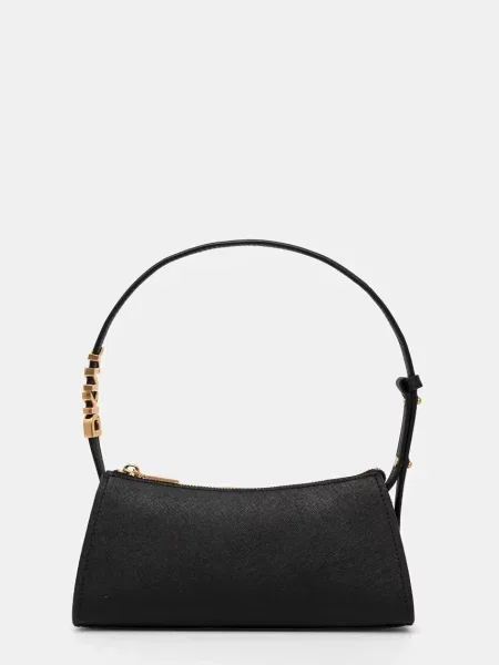 Dkny torebka skórzana czarny