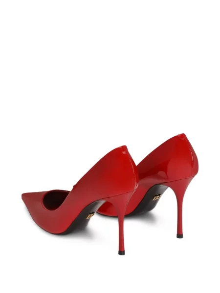 Pantofi cu toc Dolce & Gabbana din piele roșu