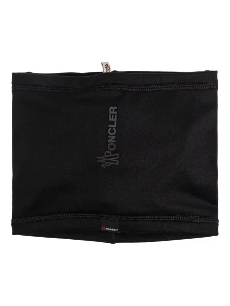 Fular Moncler Grenoble cu autograf negru