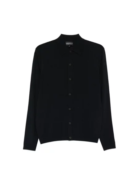 Sweter Emporio Armani niebieski