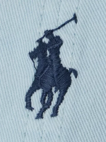 Ριγέ polo Polo Ralph Lauren με κουκούλα με αυτόγραφο λευκό
