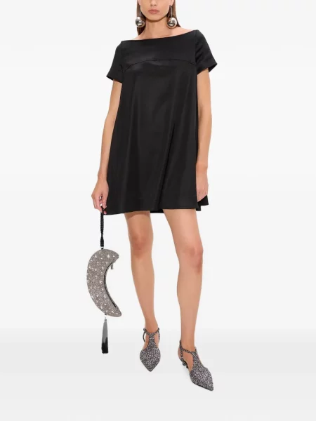 Rochie mini Simon Miller din satin negru