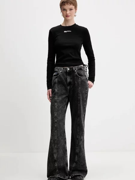 Karl Lagerfeld Jeans jeansy czarne