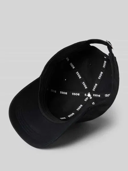 Czapka z daszkiem z czystej bawełny model ‘ZED-B-ICON’ Boss czarna