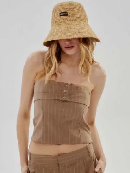 Klobouk LE SH KA headwear Bucket Hat béžová