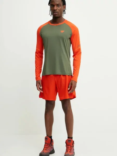 Спортивний лонгслів Dynafit Alpine Pro візерунок зелений