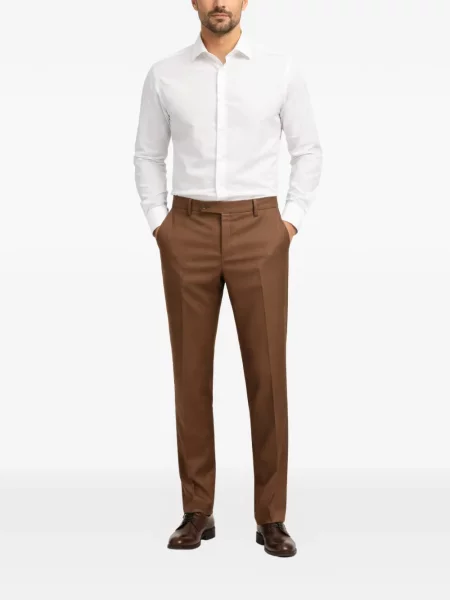 Pantaloni Franzese Collection fără toc maro