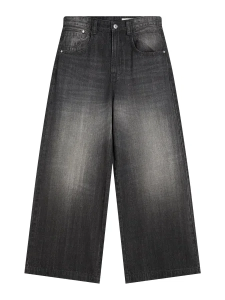 Bershka Jeans denim negru