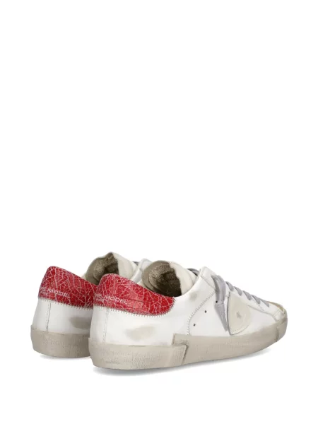Fűzős csipkés sneaker Philippe Model Paris fehér