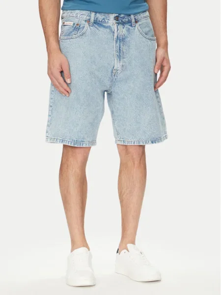 Calvin Klein Jeans Pantaloni scurți de blugi albastru