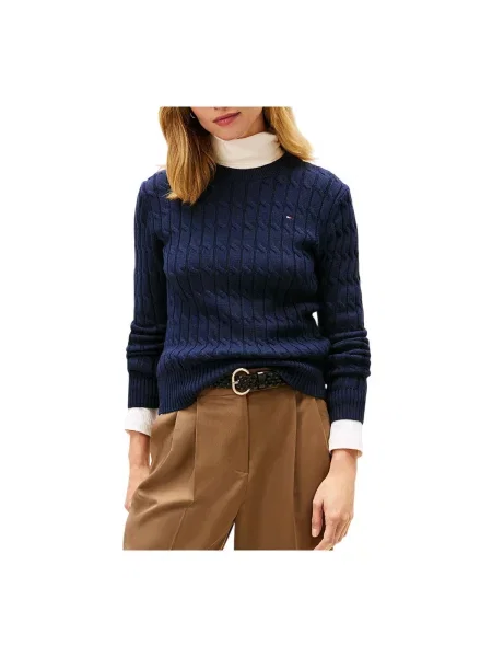 Pulover Tommy Hilfiger albastru