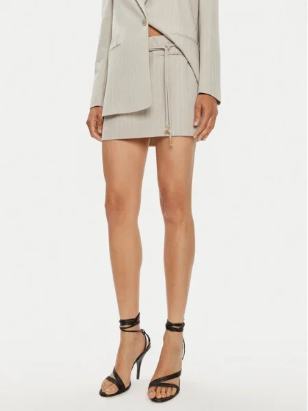 Patrizia Pepe Мини пола сив