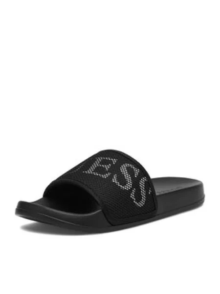 Dětské pantofle Guess černé