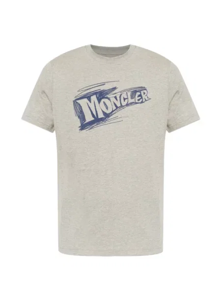 Tricou Moncler cu imagine gri