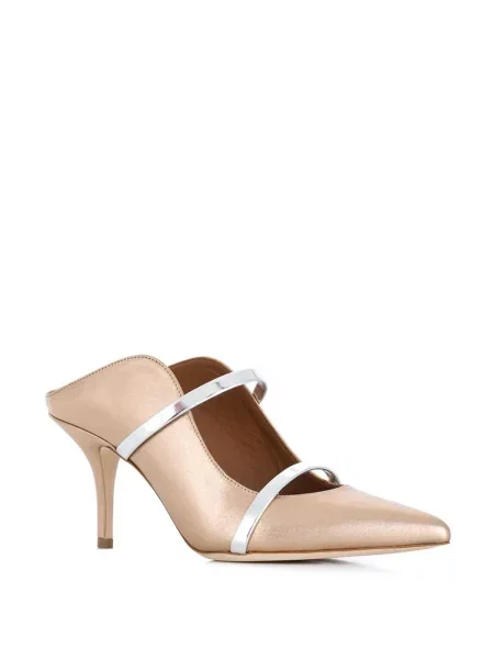 Papuci tip mules Malone Souliers auriu