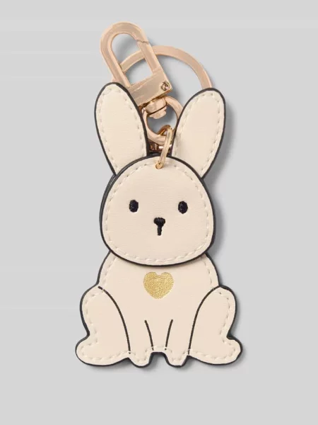 Zawieszka z zapięciem na karabińczyk model MY BUNNY' Seidenfelt beżowa