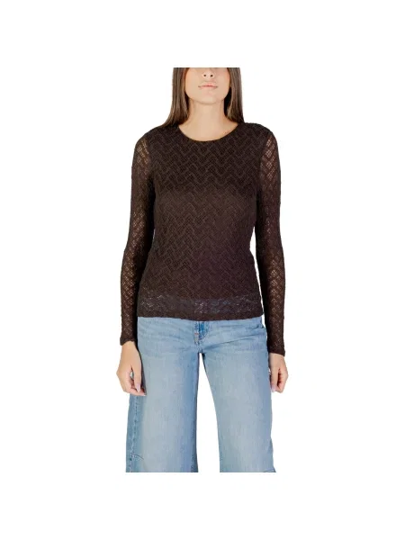 Tricou mânecă lungă Only maro