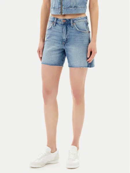 Wrangler Szorty jeansowe Cowboy niebieski